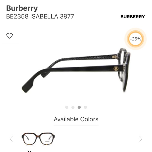 Burberry Isabella Frames - Picture 2 of 7